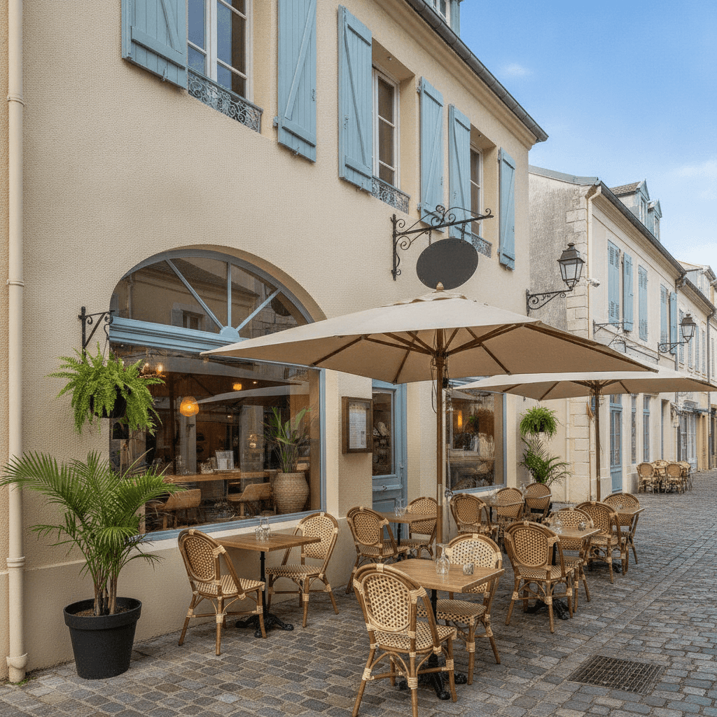 Restaurant 120m² à Saint-Pierre : terrasse - licence IV