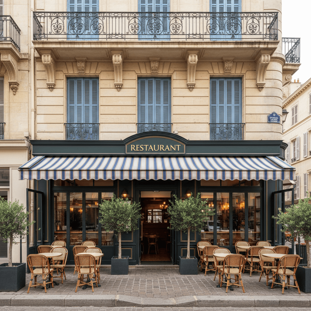 Restaurant 320m² à Marseille : terrasse - licence IV