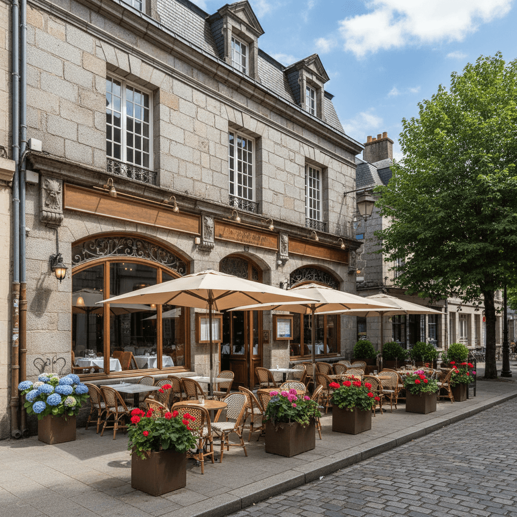 Restaurant à Rennes : terrasse - extraction