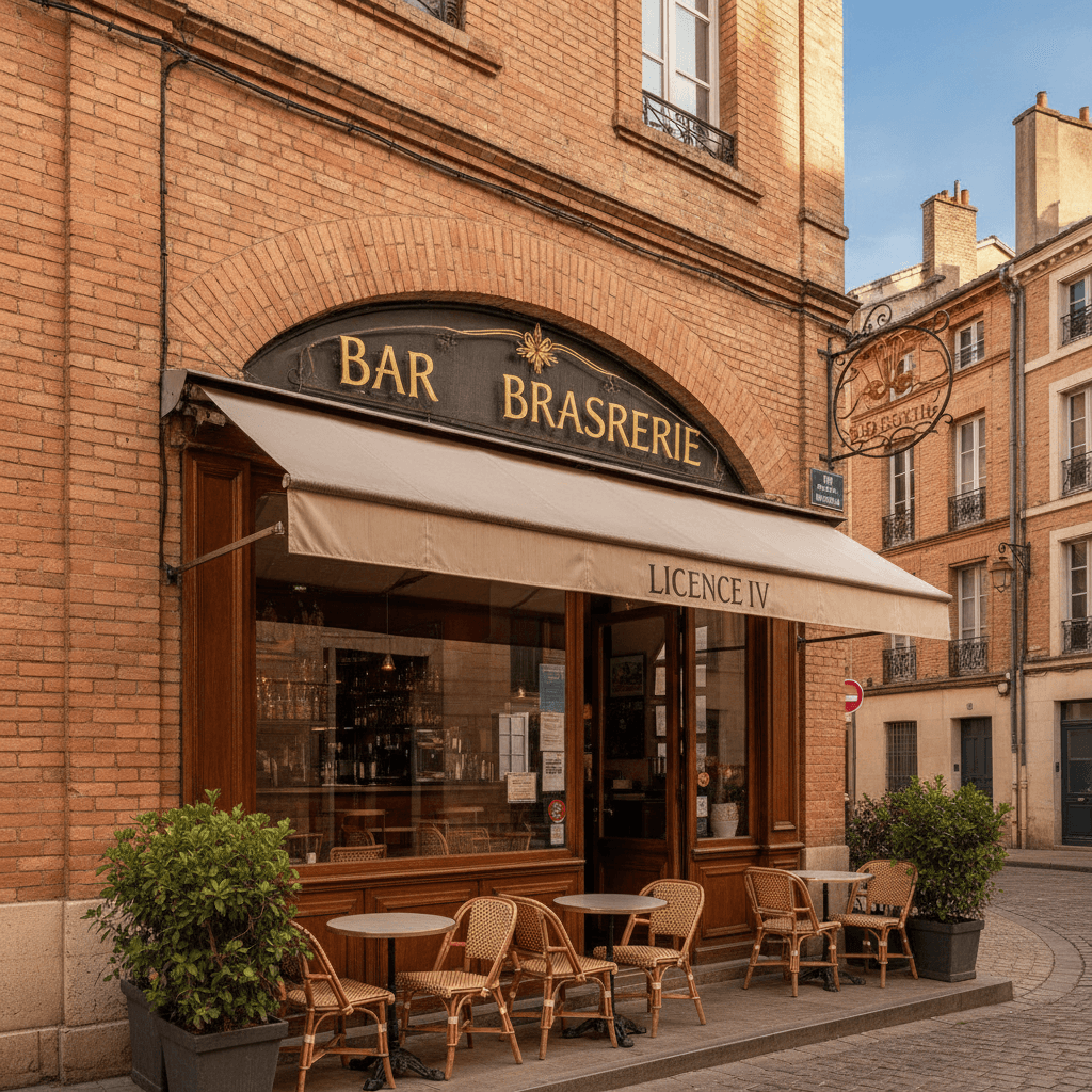 Bar-brasserie 60m² à Toulouse : licence IV