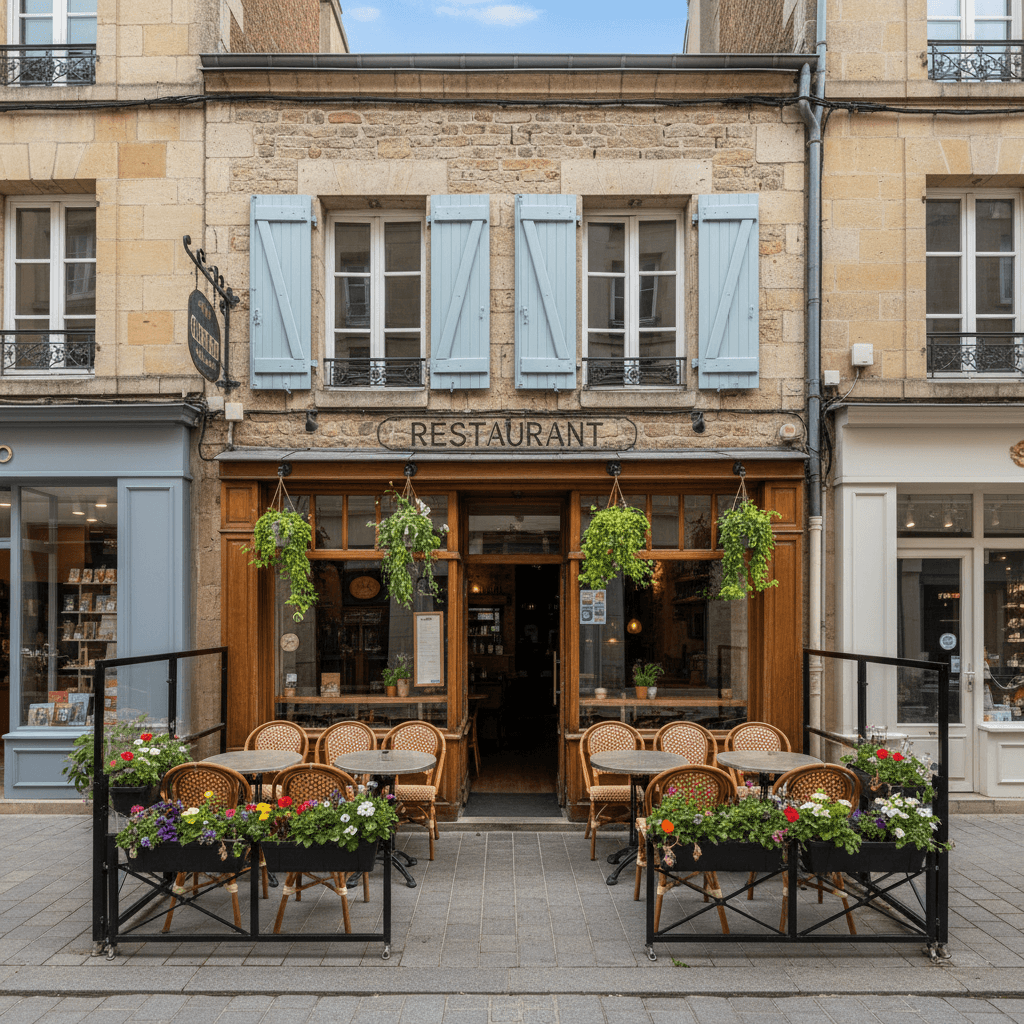 Restaurant 34m² à Nantes : extraction - cuisine équipée