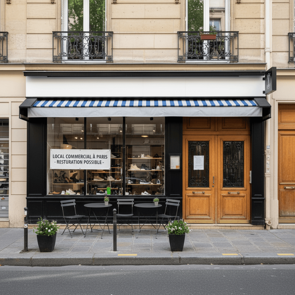 Local Commercial à Paris - Restauration Possible