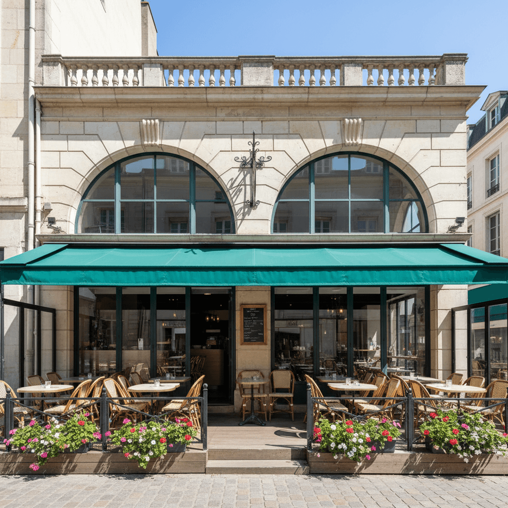 Restaurant 250m² à Nantes : terrasse - licence IV