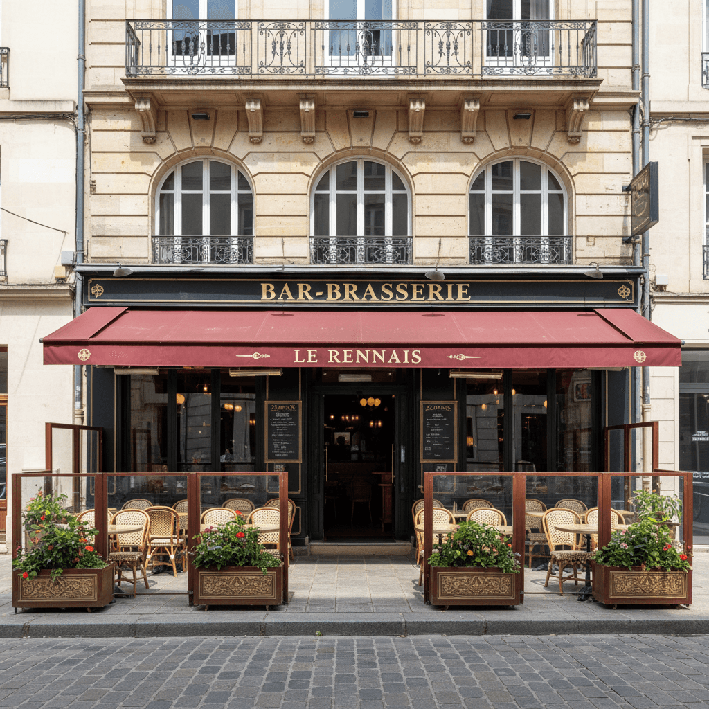 Bar-brasserie à Rennes : terrasse - licence IV