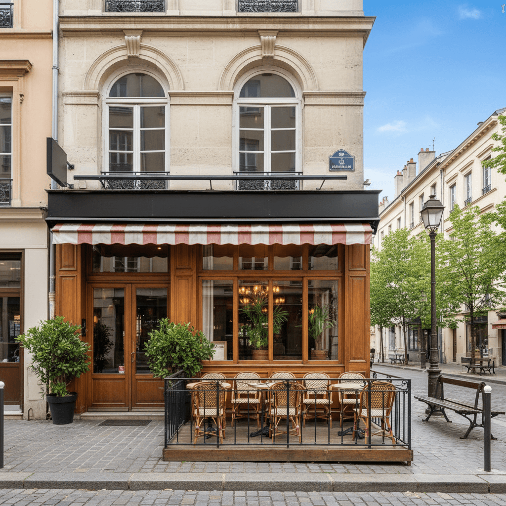 Restaurant à Lyon : terrasse - licence IV