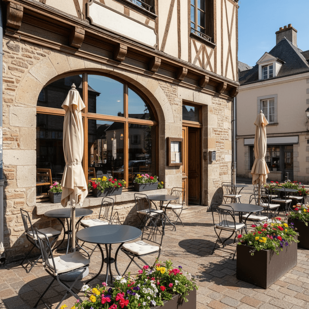 Restaurant à Rouen : terrasse - licence IV