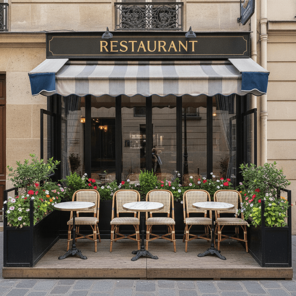 Restaurant 12 couverts à Paris : licence IV - extraction