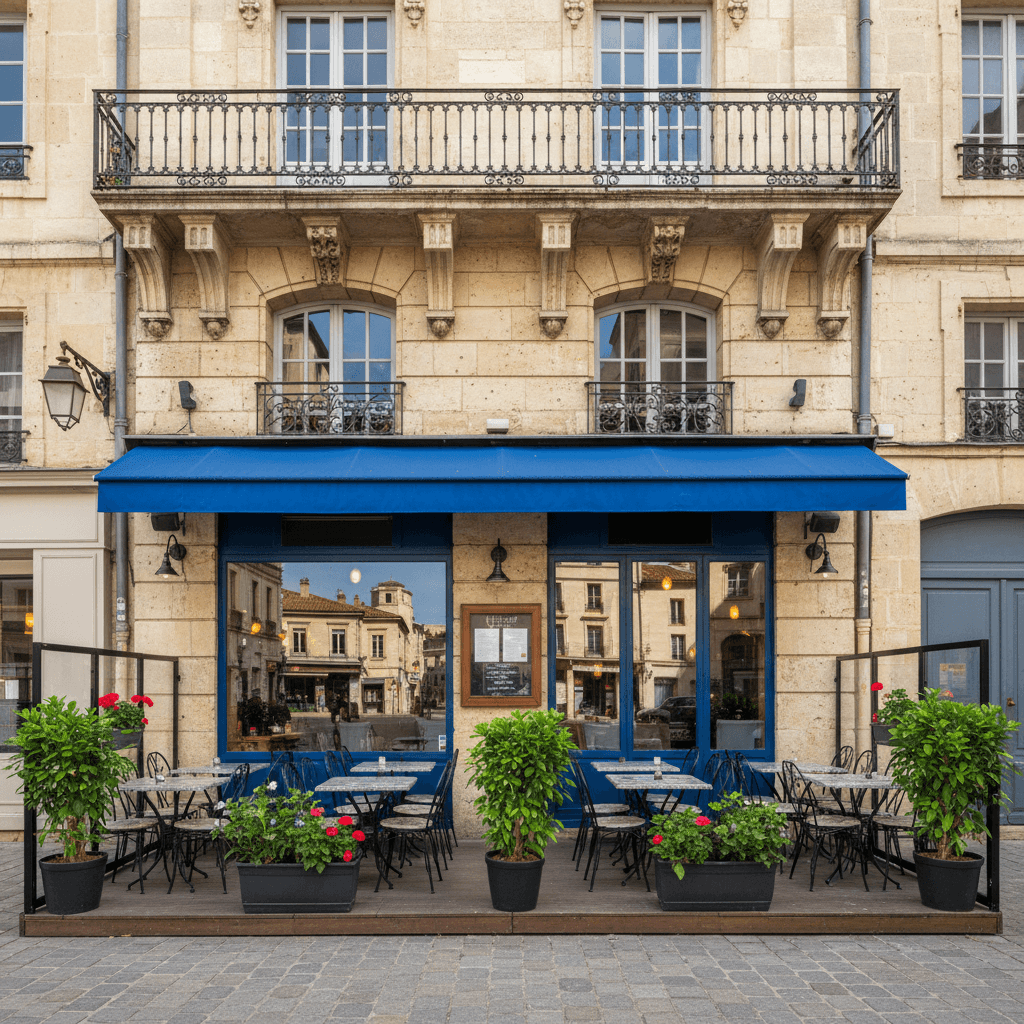 Restaurant 60m² à Montpellier : terrasse - licence IV