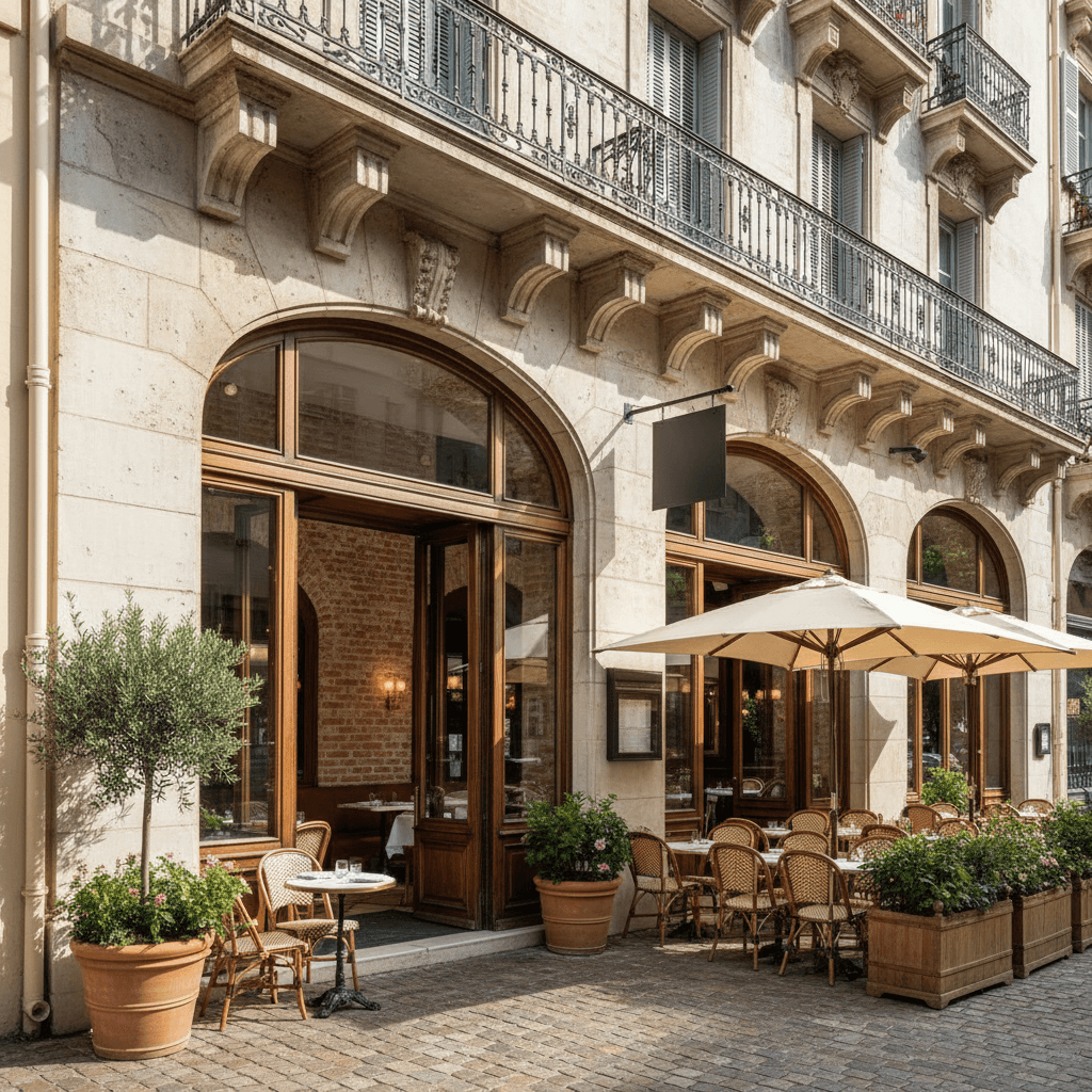 Restaurant 210m² à Nice : terrasse - licence IV