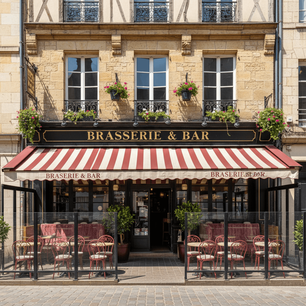 Bar-brasserie à Rouen : terrasse - licence IV