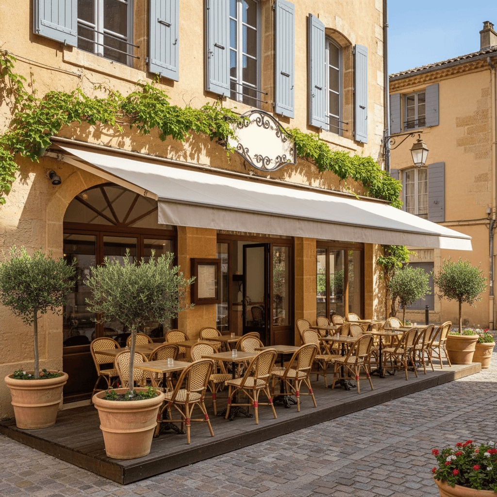Restaurant 70m² à Aix-En-Provence : terrasse - licence IV
