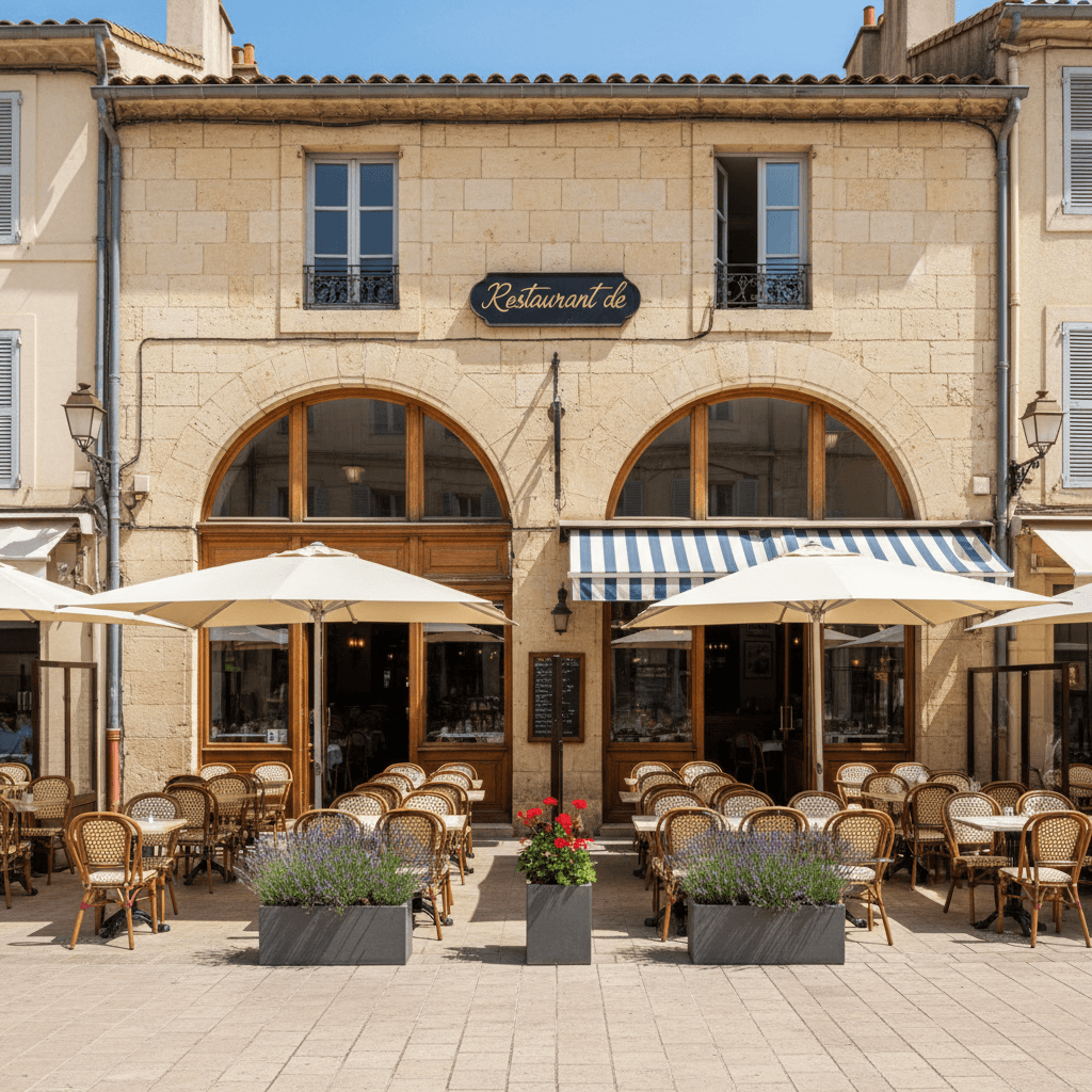 Restaurant 100m² à Montpellier : terrasse - licence IV