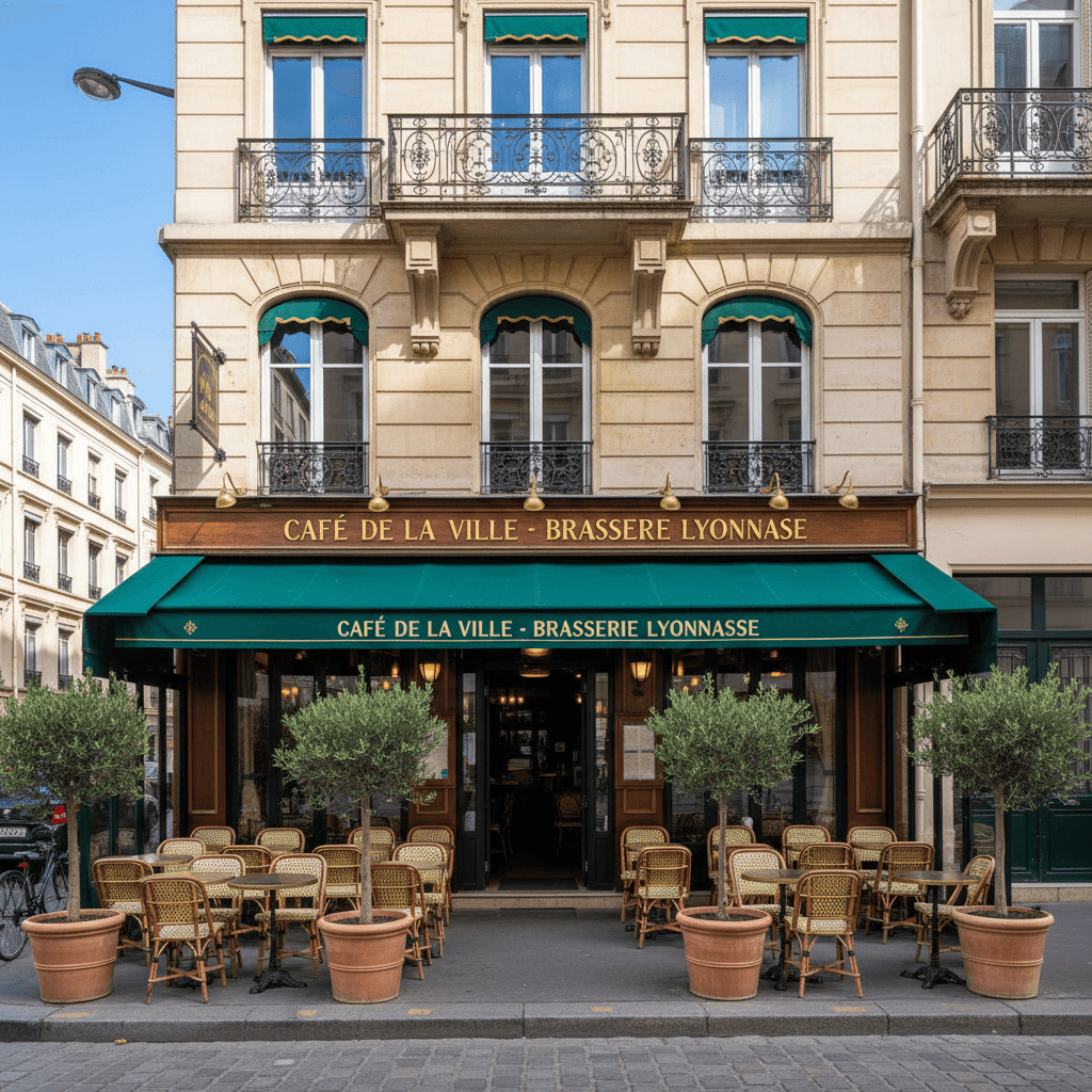Bar-brasserie à Lyon : terrasse - licence IV