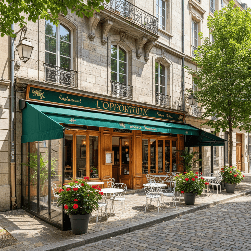 Restaurant à Dijon : terrasse - licence IV