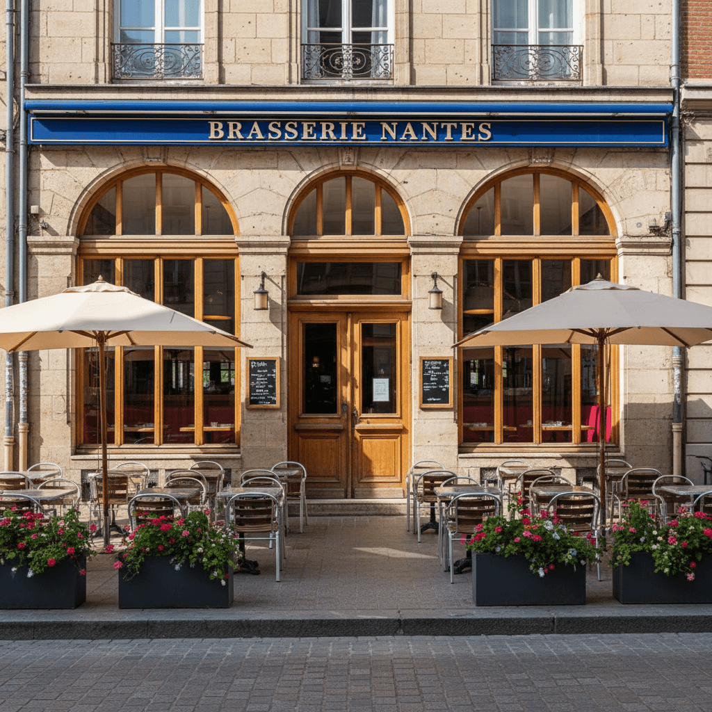 Bar-brasserie 58m² à Nantes : terrasse