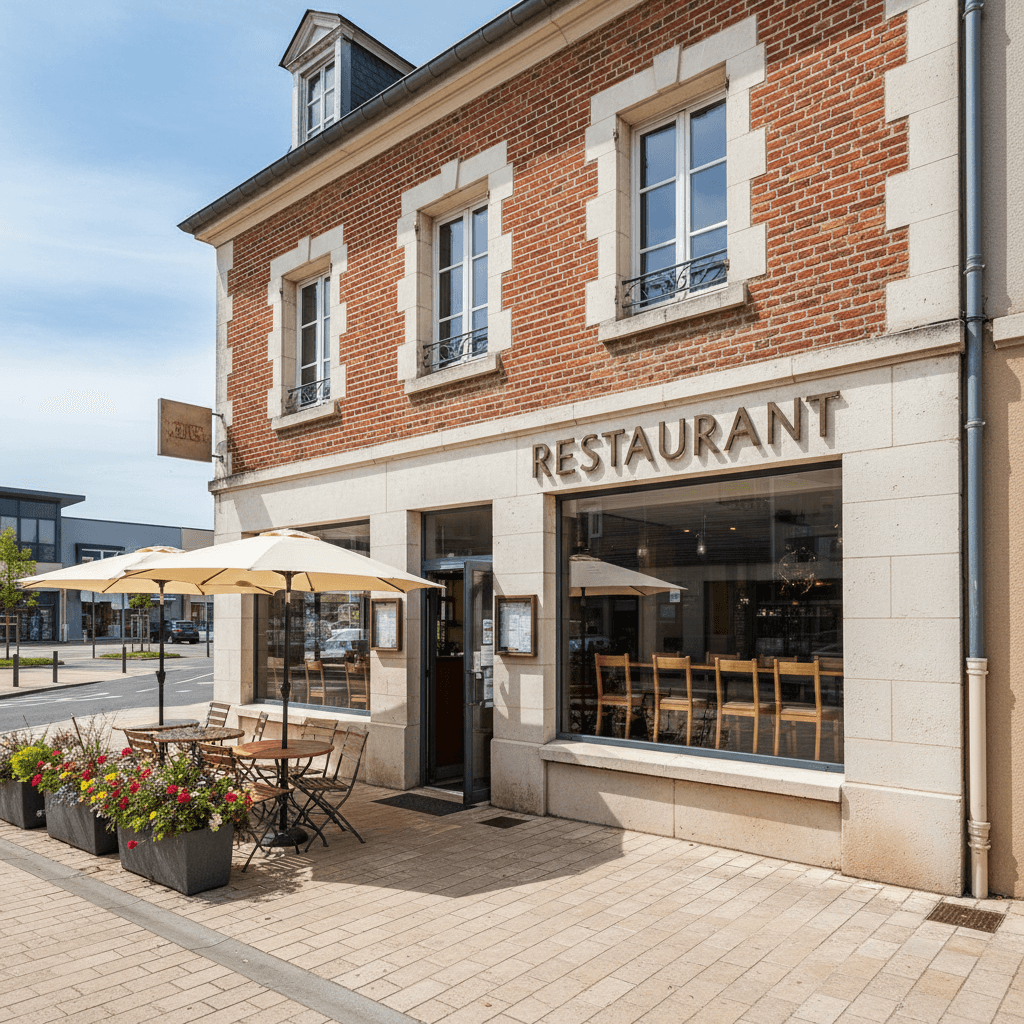 Restaurant 96m² à Toulouse : terrasse - extraction