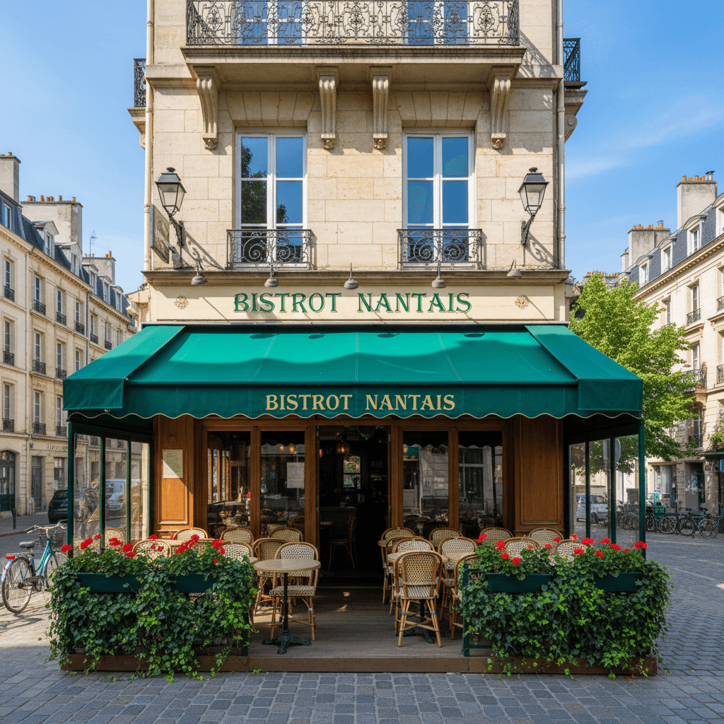 Restaurant 45m² à Nantes : terrasse - licence IV