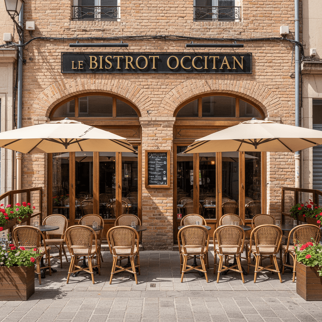 Restaurant 177m² à Toulouse : terrasse - licence IV