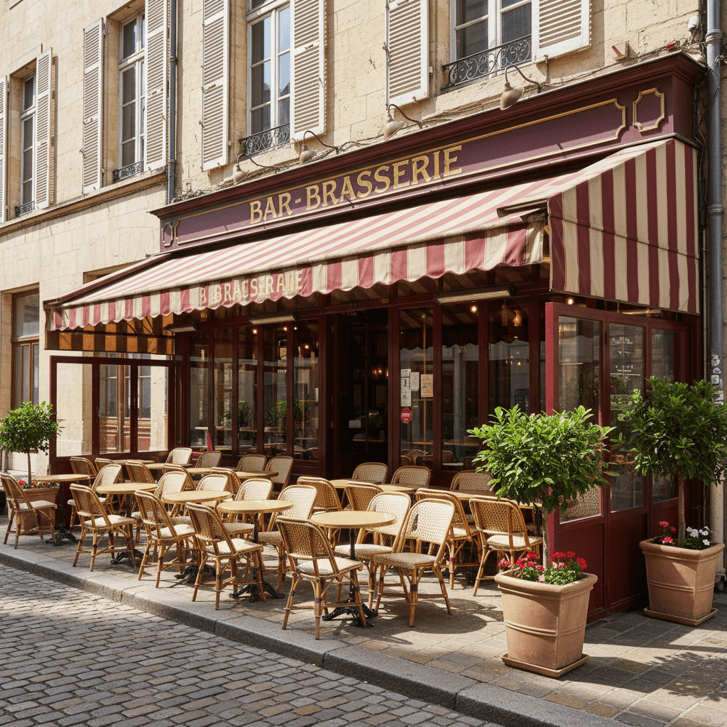 Bar-brasserie à Dijon : terrasse - licence IV