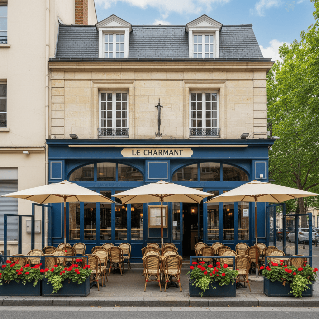 Restaurant 130m² à Lyon : terrasse - licence IV