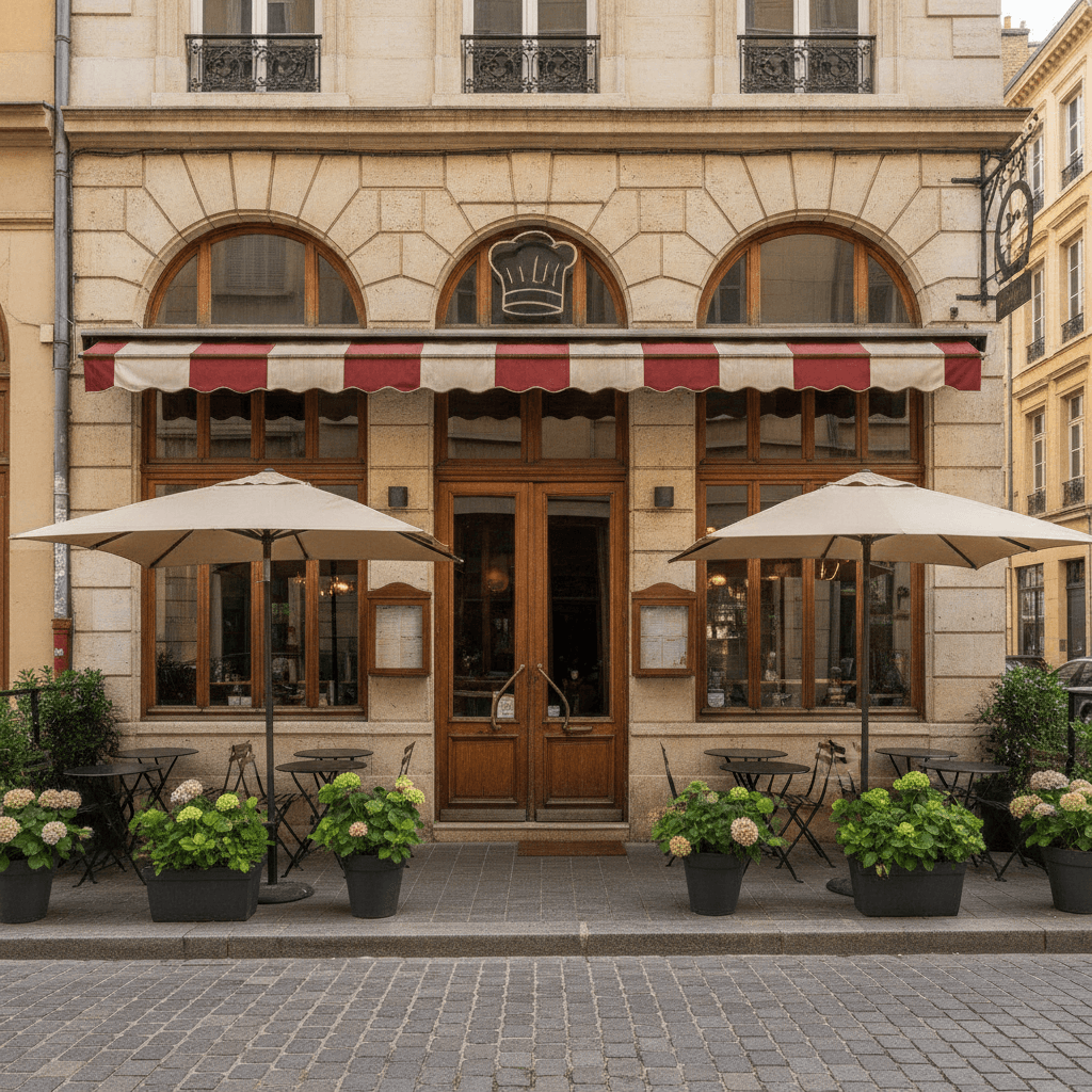 Bar-restaurant 50 couverts à Lyon : terrasse - extraction