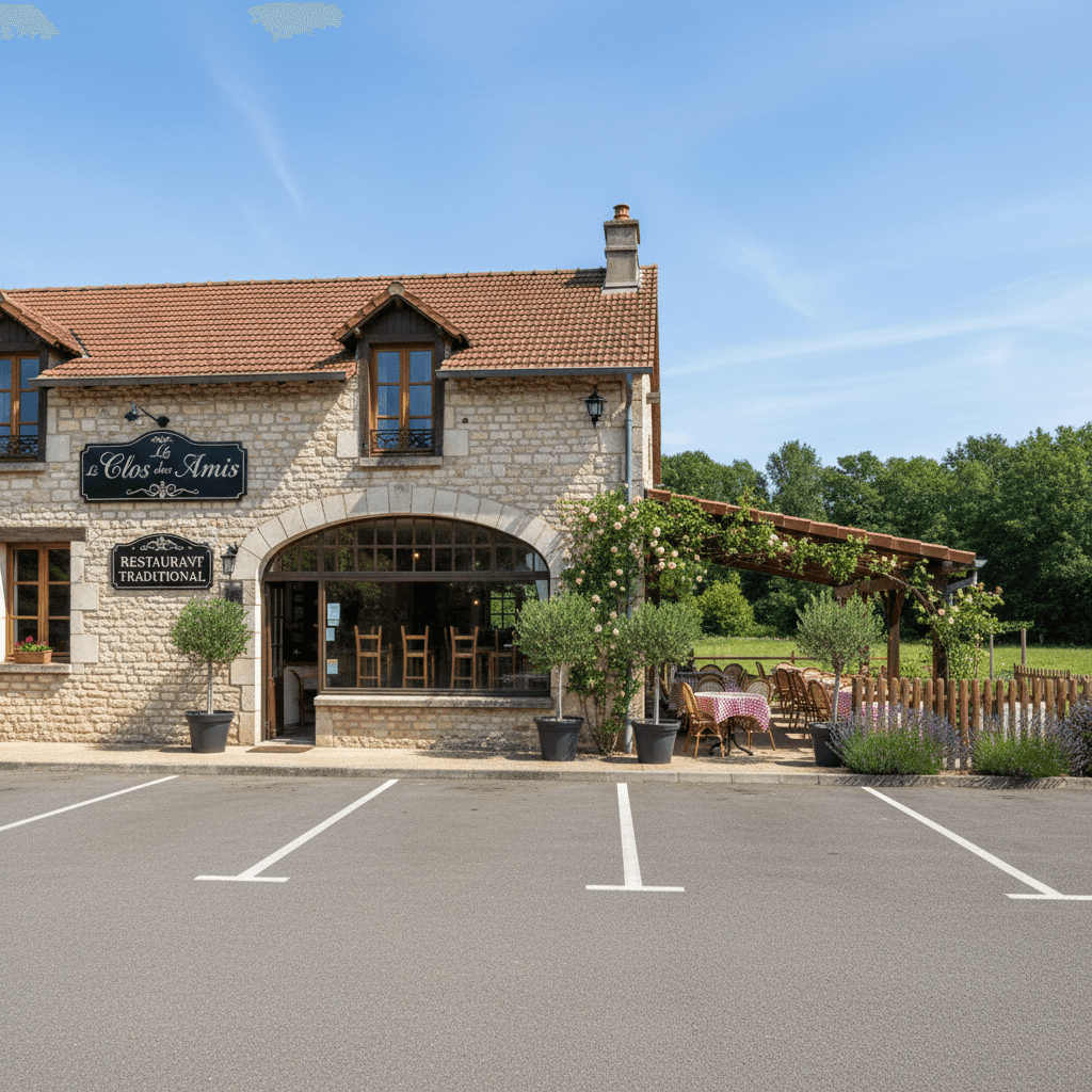 Restaurant 300m² à Toulonjac : terrasse - licence IV