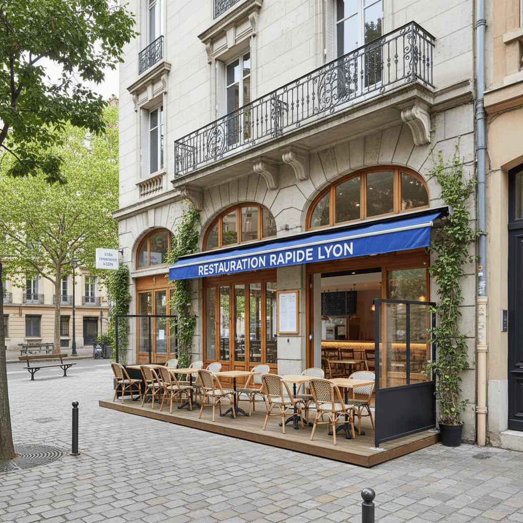 Fast-food à Lyon : extraction