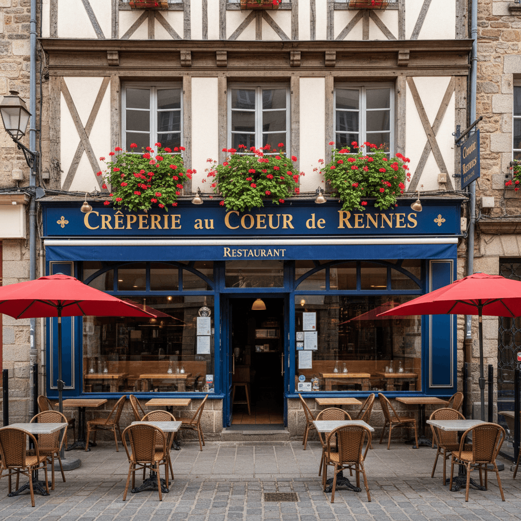 Restaurant 70m² à Rennes : terrasse - licence IV