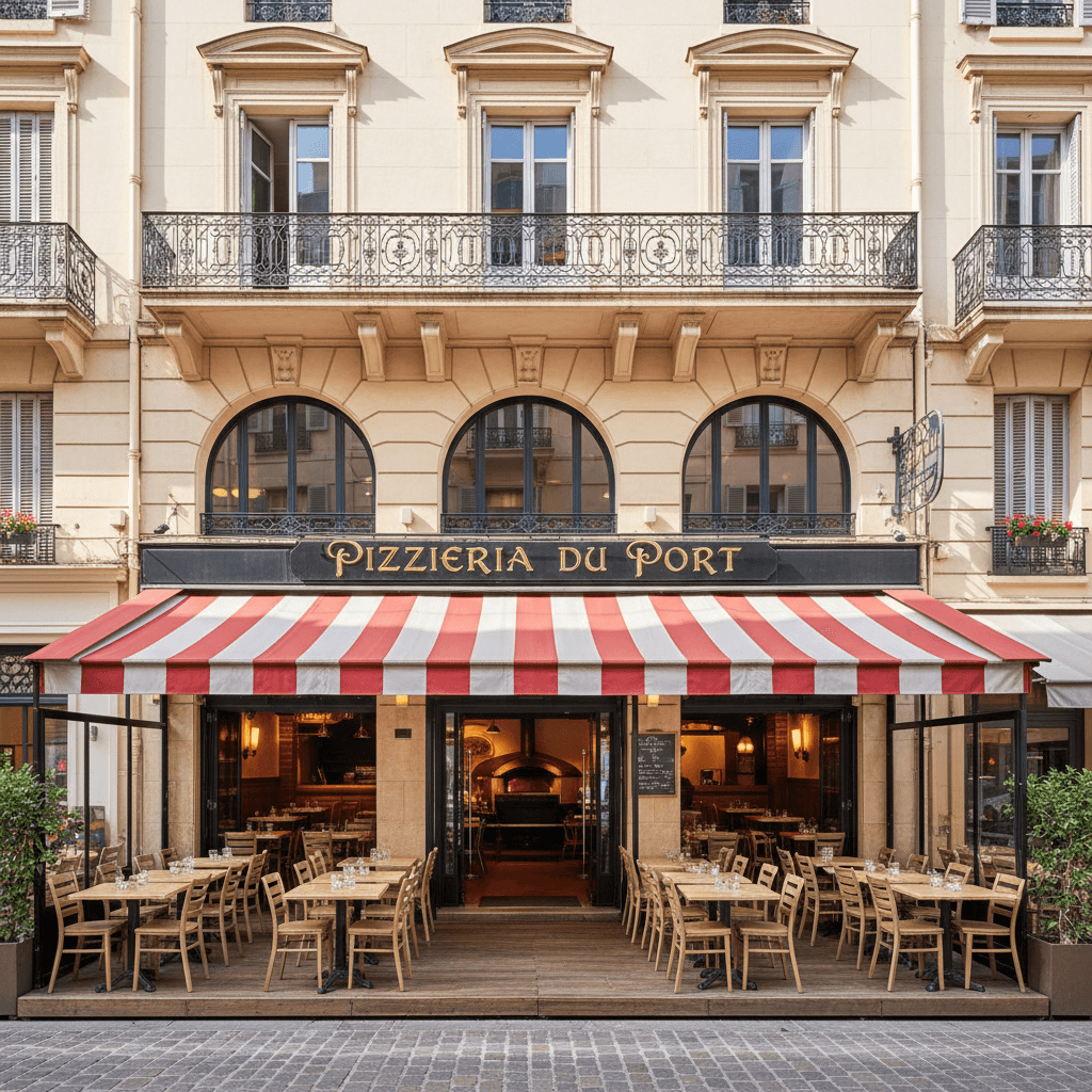 Restaurant 221m² à Nice : terrasse - extraction