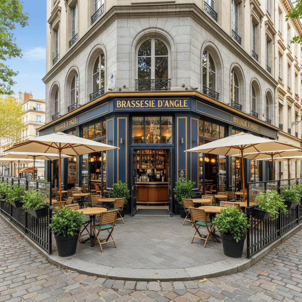 Bar-brasserie 170m² à Lyon : terrasse - licence IV