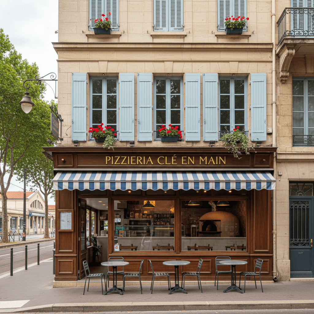 Fast-food 52m² à Marseille : terrasse - extraction