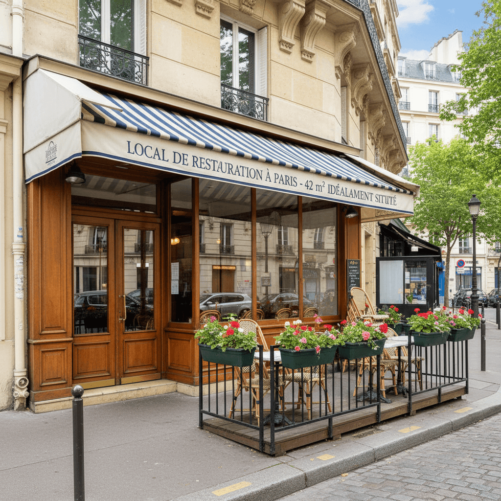 Local de Restauration à Paris - 42 m² Idéalement Situé