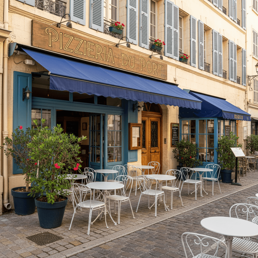 Restaurant à Marseille : terrasse - licence IV
