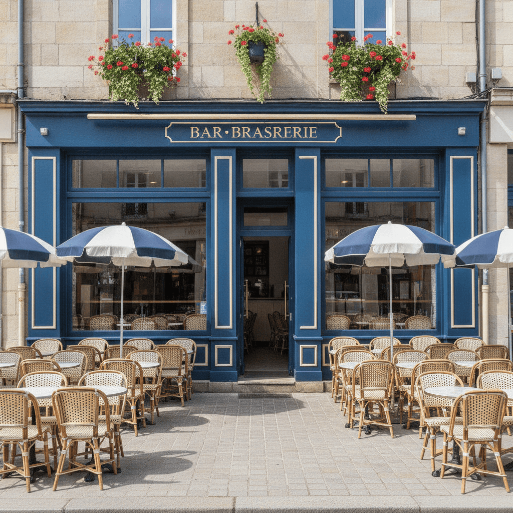 Bar-brasserie à Nantes : terrasse - licence IV