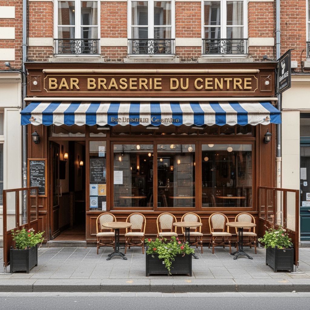 Bar-brasserie à Lille : terrasse - licence IV