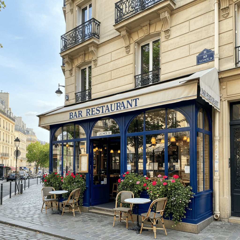 Bar Restaurant avec Licence IV à Paris