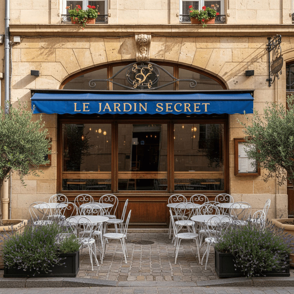 Restaurant 60m² à Montpellier : terrasse - cuisine équipée