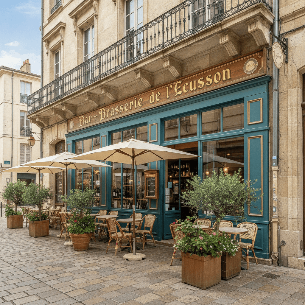 Bar-brasserie 114m² à Montpellier : terrasse - licence IV