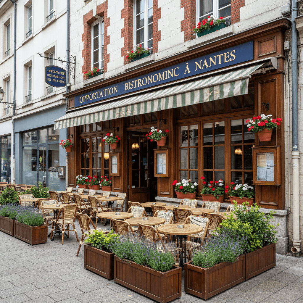 Restaurant à Nantes : terrasse - licence IV