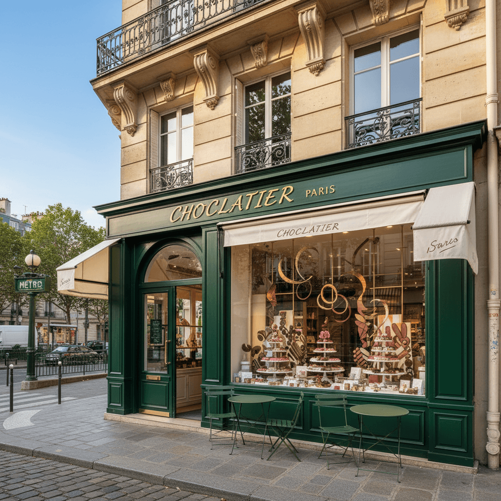 Local Commercial Chocolatier à Paris - Emplacement Stratégique