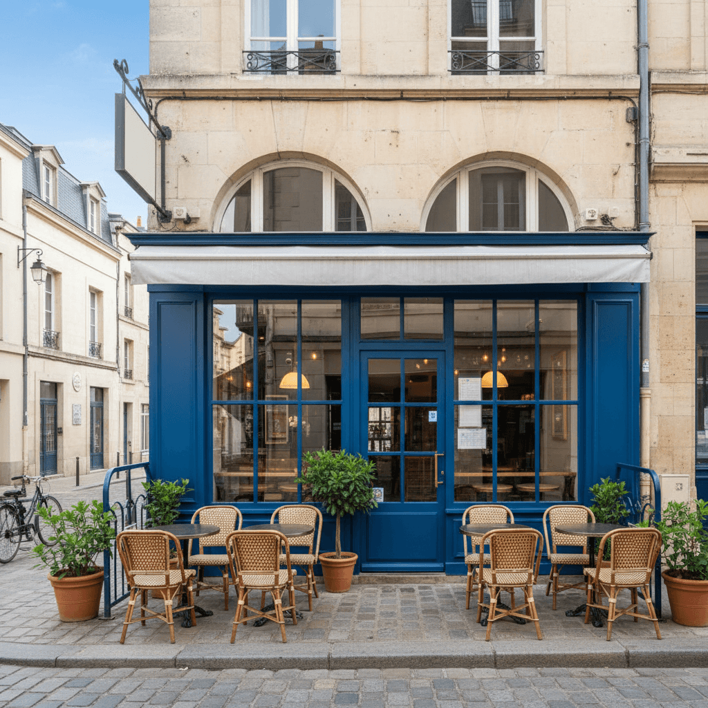 Restaurant à Nantes : terrasse - extraction