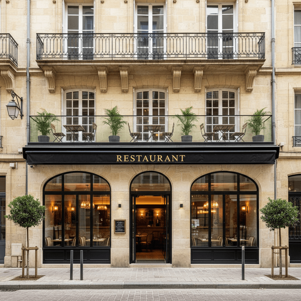 Restaurant à Bordeaux : terrasse - licence IV