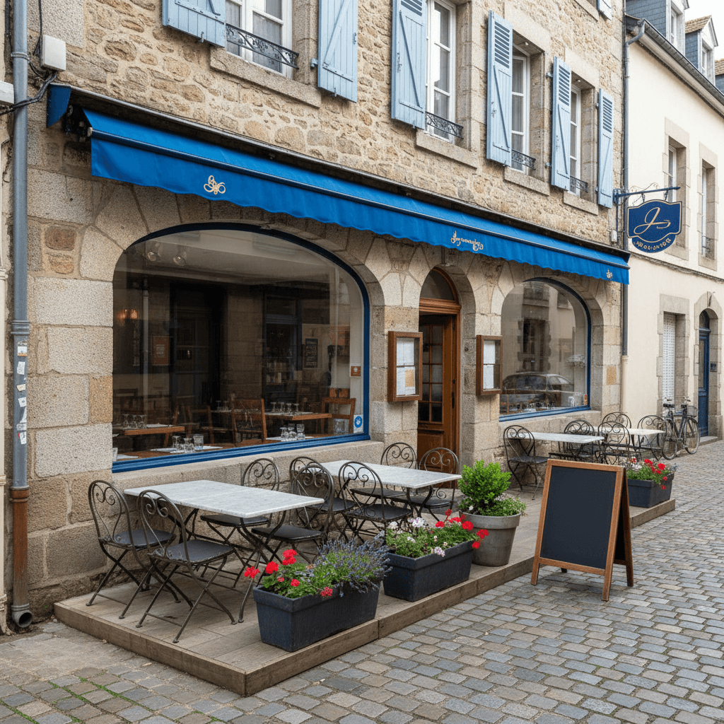Restaurant à Quimper : terrasse - licence IV