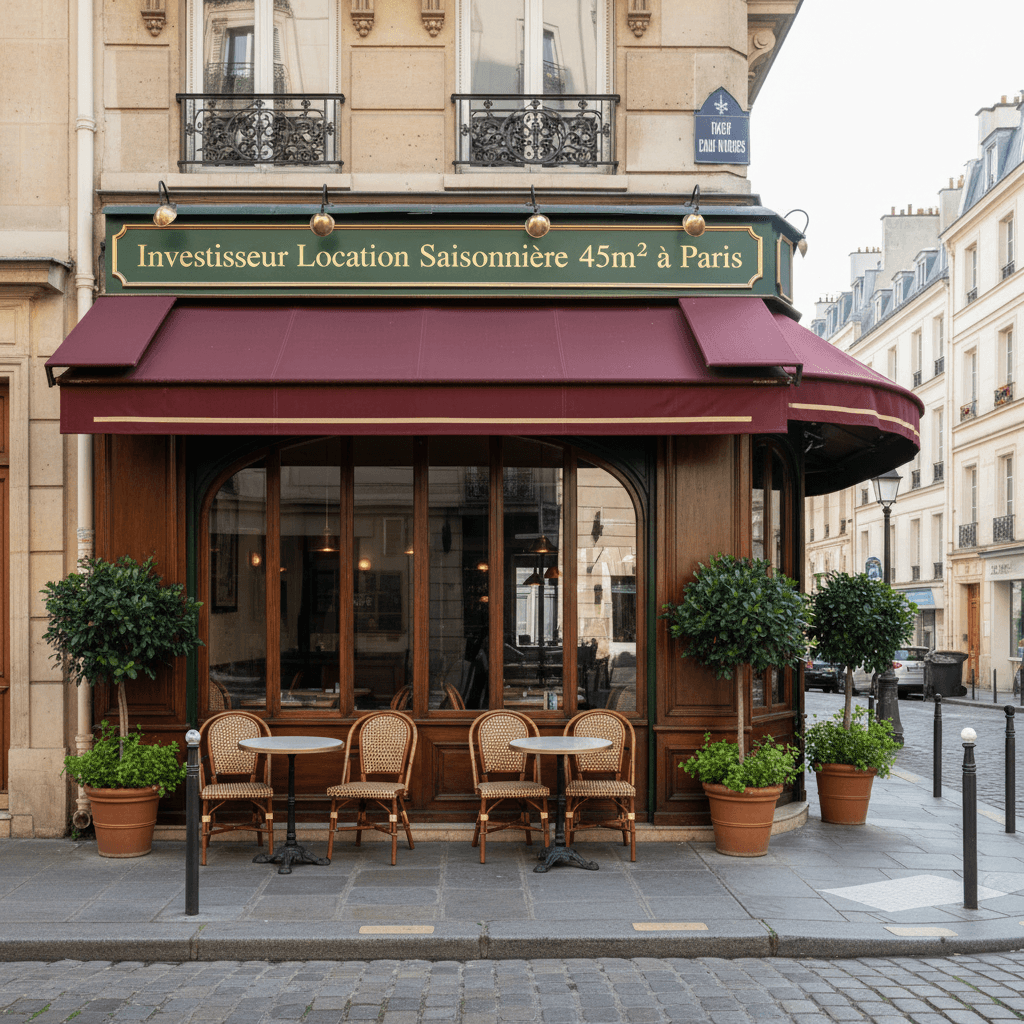 Investisseur location saisonnière 45m² à Paris