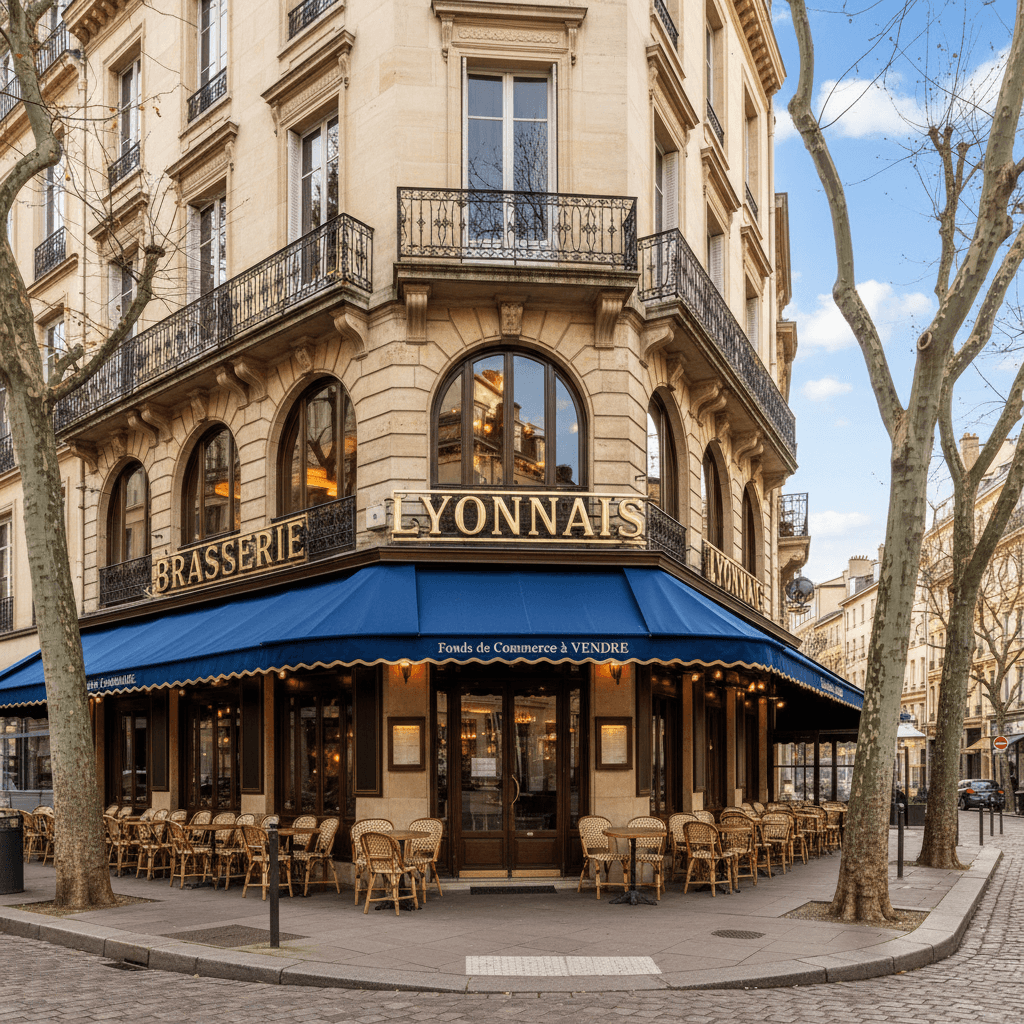 Bar-brasserie 160m² à Lyon : terrasse - licence IV