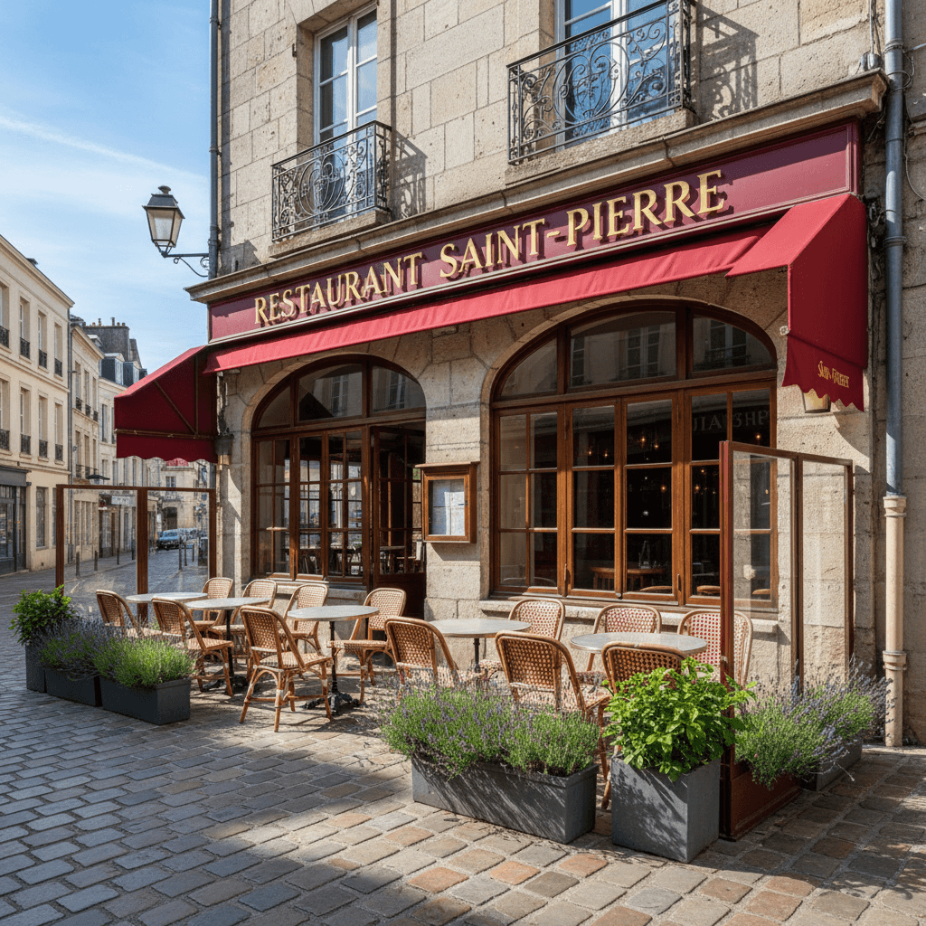 Restaurant 100m² à Nantes : terrasse