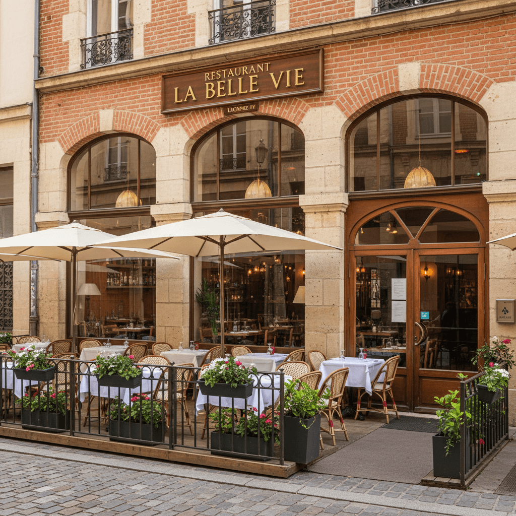 Restaurant 200m² à TOULOUSE : terrasse - licence IV