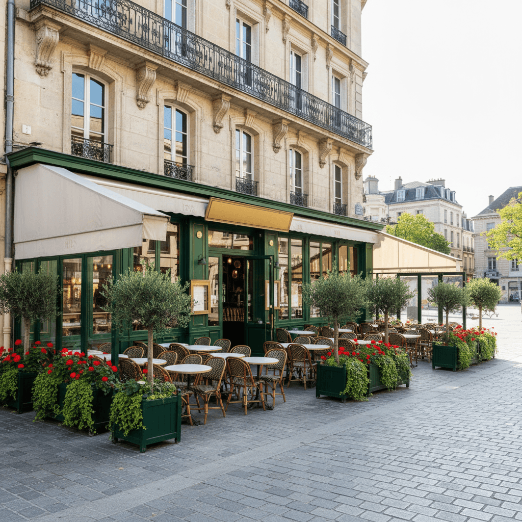 Bar-brasserie 70m² à Orléans : terrasse - licence IV