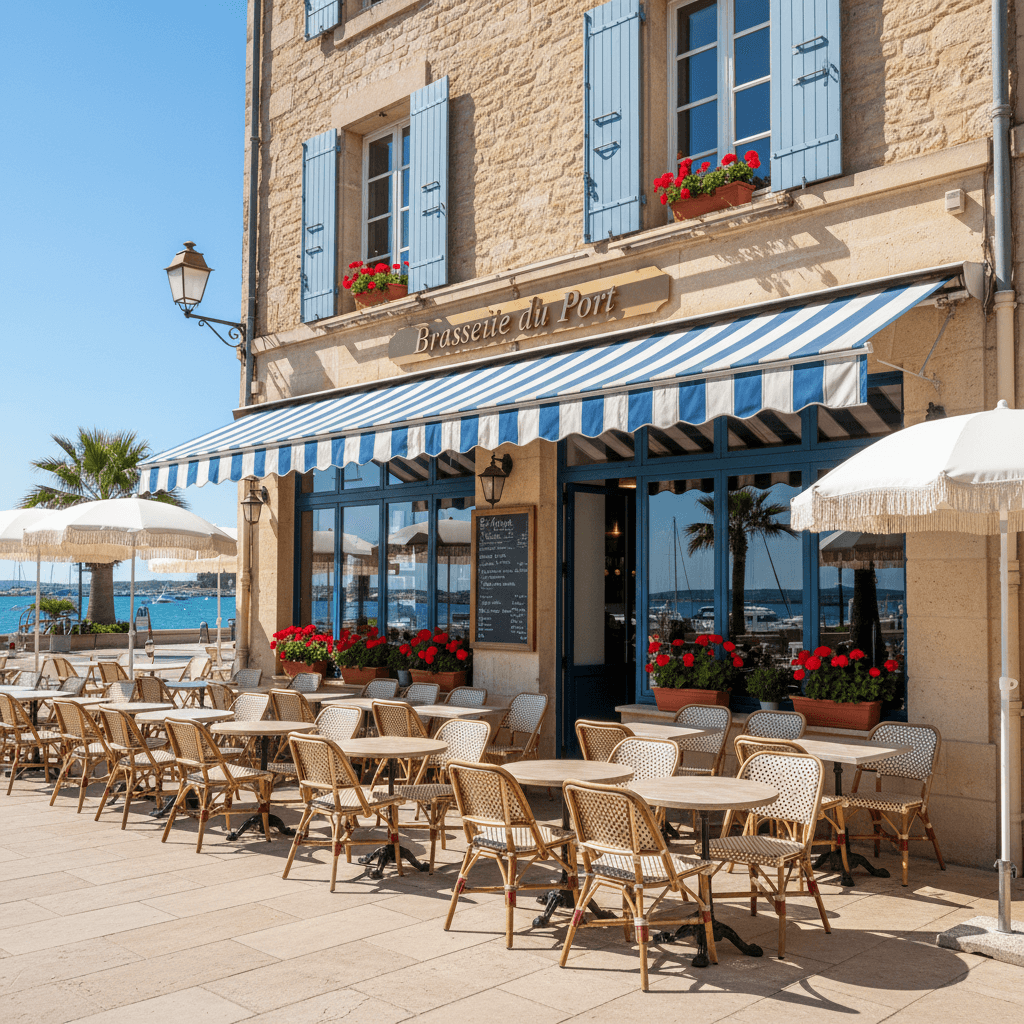 Bar-brasserie 199m² à Toulon : terrasse - licence IV