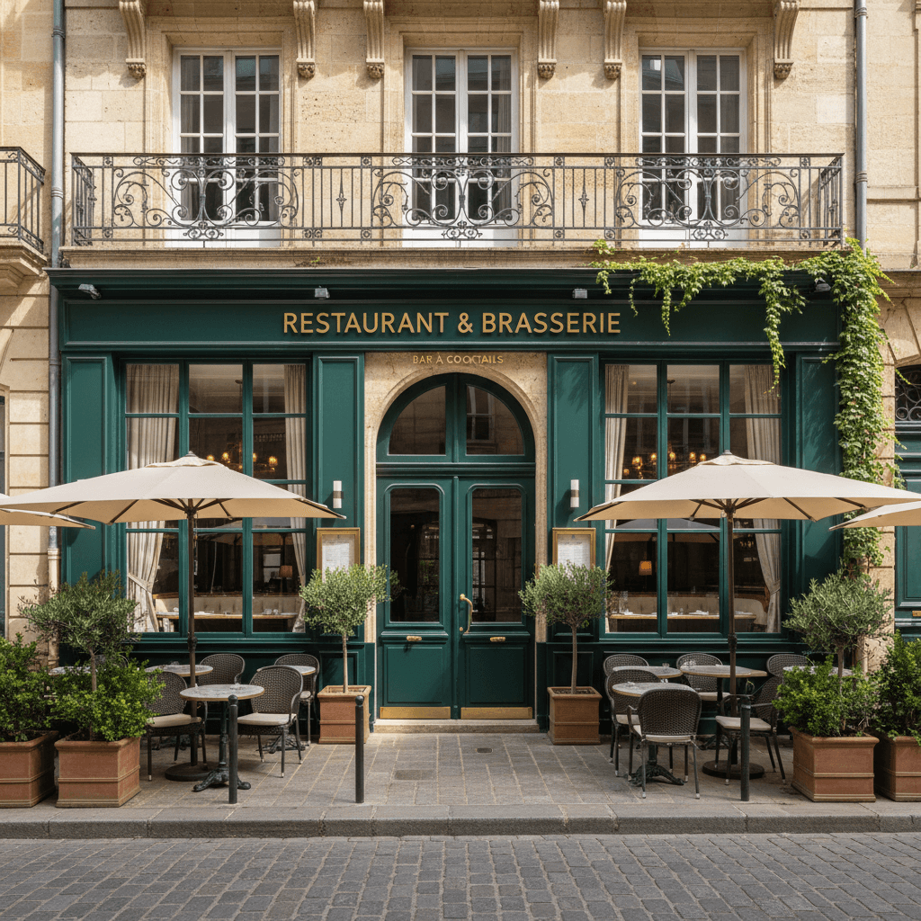 Restaurant à Bordeaux : terrasse - licence IV